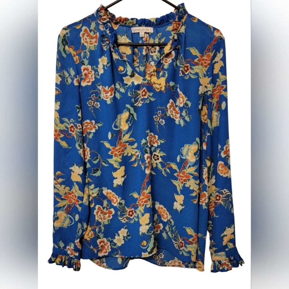 Rose & Olive Blouse Women's sz Large